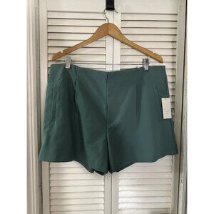 a new day Women's Midi Shorts Stretch Size 16 Turquoise